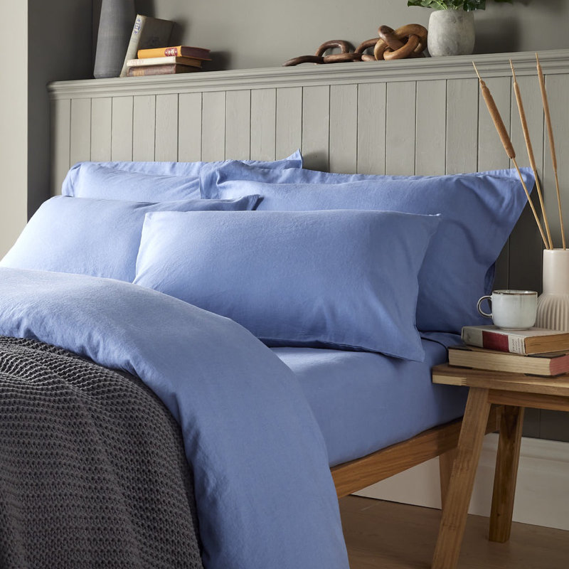 Syvester Linen Solid Colour Duvet Cover, Kingsize