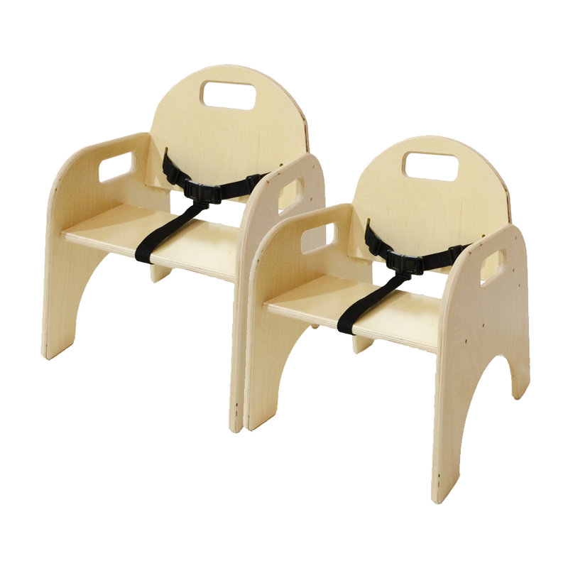 Woodie Chair Carton, Includes Belt Strap, 9", Baltic Birch Wood