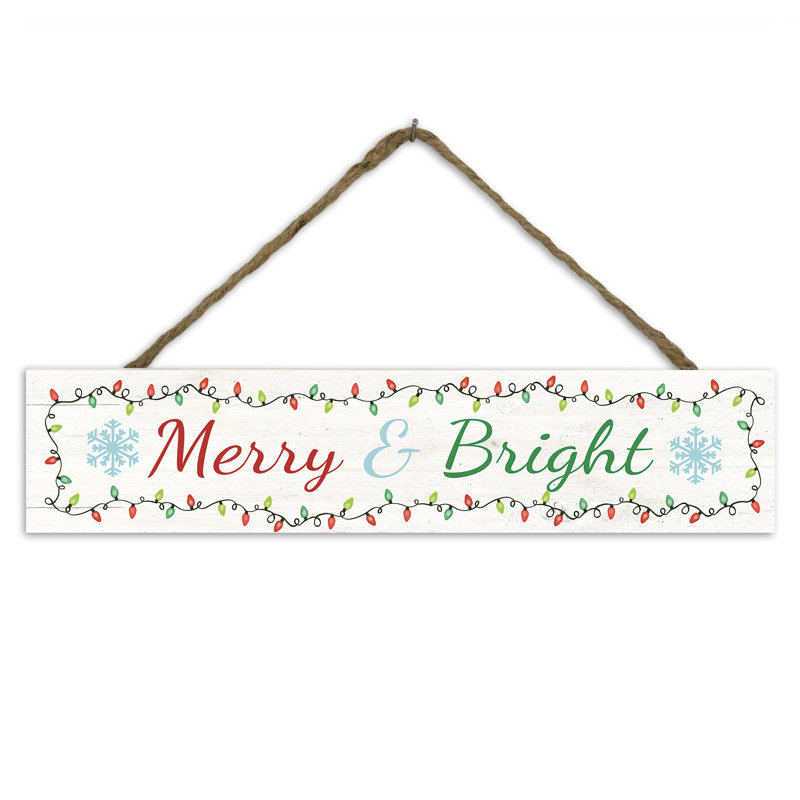 Panneau Merry and Bright