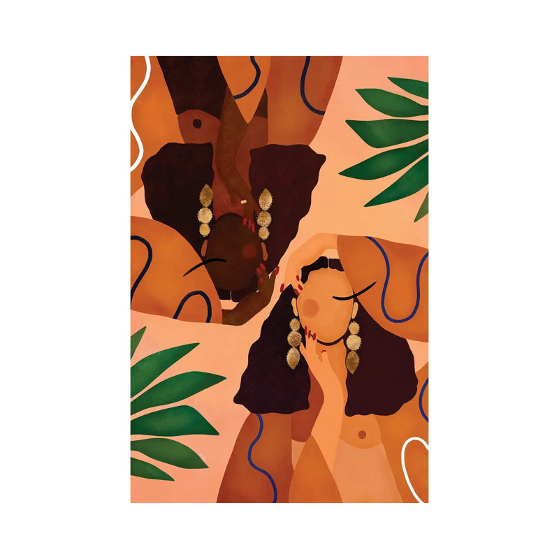 Jungle Girls - Giclée sur toile tendue avec châssis, H 26 po x l 18 po