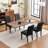 Faux Leather Upholstered Dining Chairs-704175638