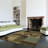 Ottohome Non-Slip Damask Area Rug for Living Room, Hallway Runner, Entryway Rug,  Brown/Green-28473230
