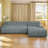 Boneless 107" 2-Piece Modular Sofa Free Combinations-1172518726