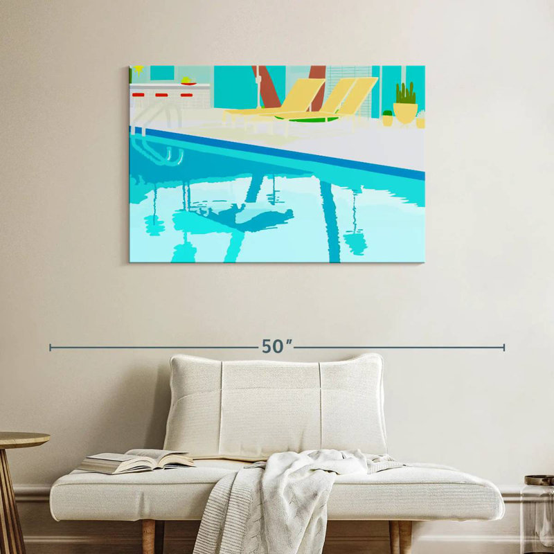 Lilie Poolside, 26" H x 39" W