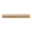 Modern Ember Monti Fireplace Wood Mantel Shelf with Fluted “Reed” Details in Whitewash-1359027407-1359027400
