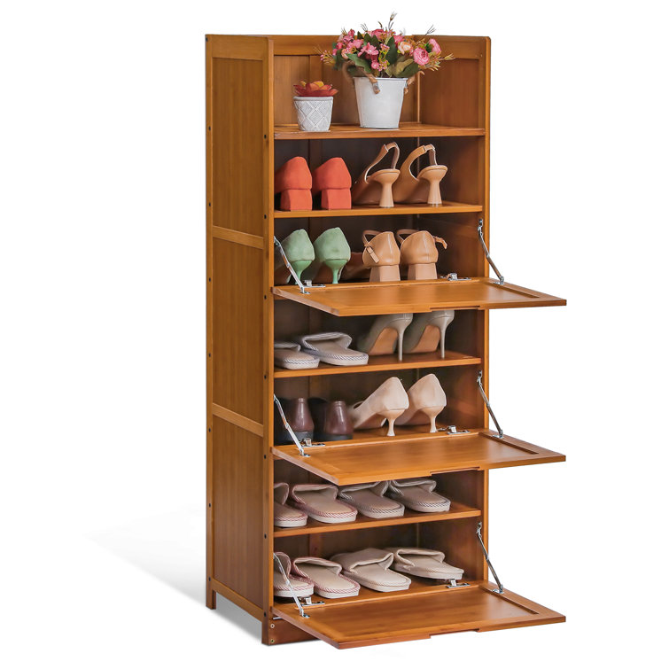 https://assets.wfcdn.com/im/33309675/resize-h755-w755%5Ecompr-r85/2021/202123671/7+Tiers+18+Pairs+Shoe+Rack+Cabinet+with+Door%2C+Organizer+Bamboo+Storage+Stand+for+Entryway+Hallway.jpg