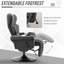 Fauteuil inclinable manuel pivotant