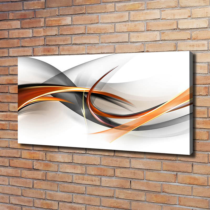 Waves Abstraction - Wrapped Canvas Print
