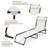 Bobby Outdoor Metal Chaise Lounge-1183383545
