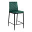 Upholstered Counter Stool with Metal Frame-362465510