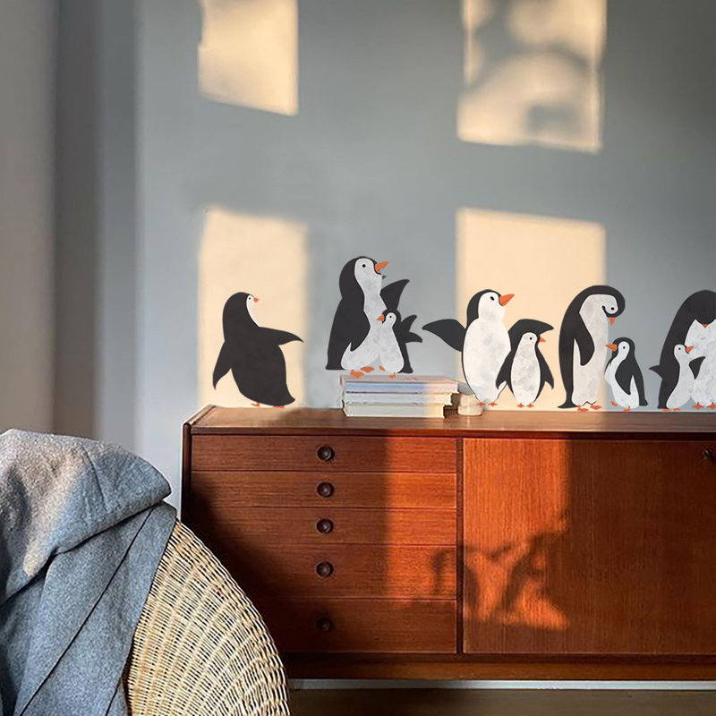 Cute Penguin Peel And Stick Wall Decals