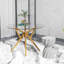 Tabouret de jardin décoratif en spirale