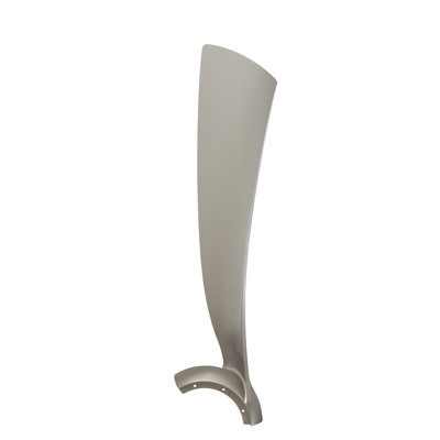 Wrap Custom 64 inch Indoor/Outdoor Ceiling Fan Blade Set of 3 - Brushed Nickel