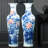 55.12"Jingdezhen ceramic hand-painted blue and white decorative vase and figurine-851645654
