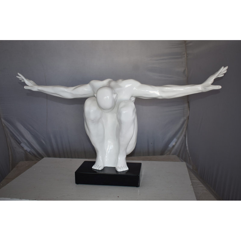 Statue de carrossier, Blanc