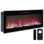 Blue Elephant 127cm W Black Electric Fireplace