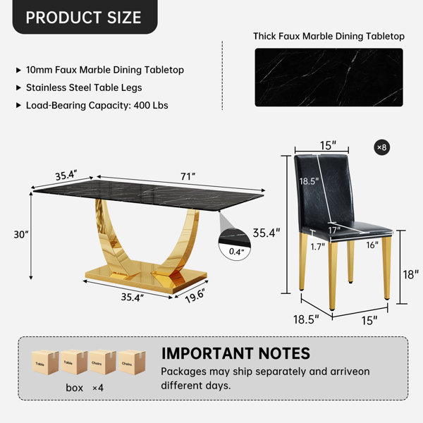 Dimensions du produit