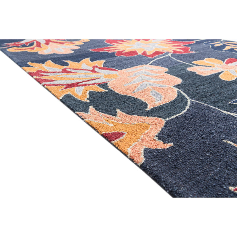 Tapis bleu marine Iverson