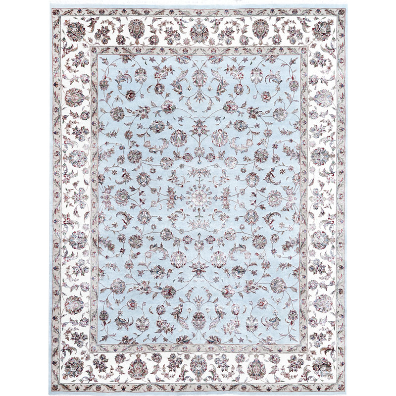 Walton Oriental Area Rug in Light Green/Cream/Beige, Runner 2'8" x 17'11"