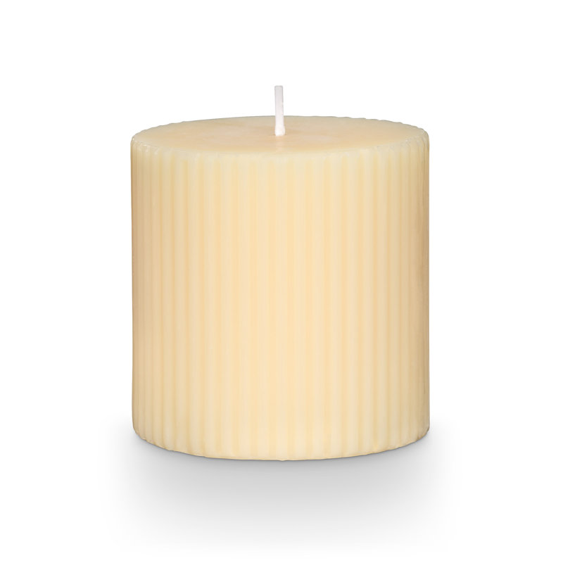 Beautifully Done Pillar Candle, Isla Lily, Small