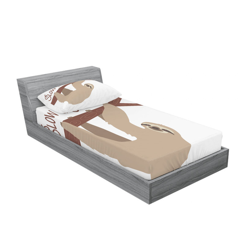 Ensemble de draps Coon, Ensemble de draps pour lit simple avec drap-housse
