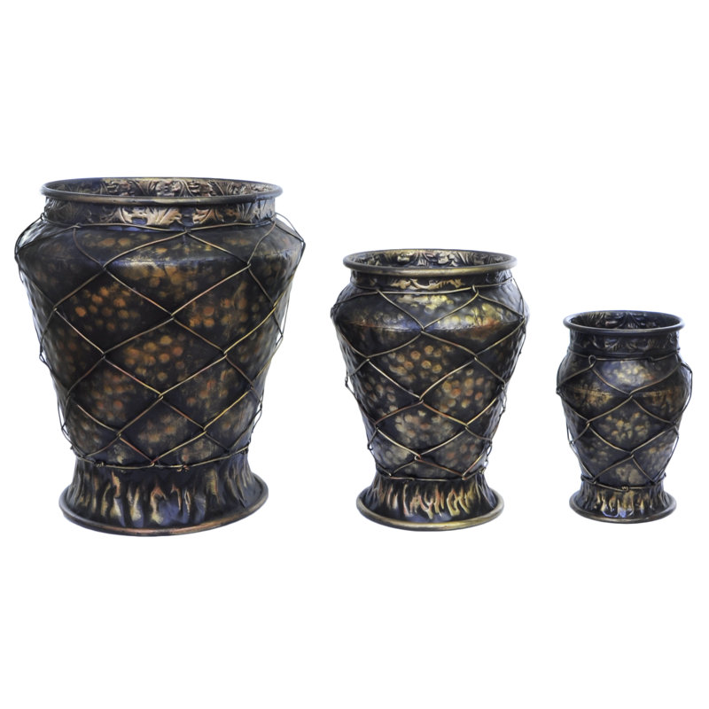 Energicus Metal Cachepot