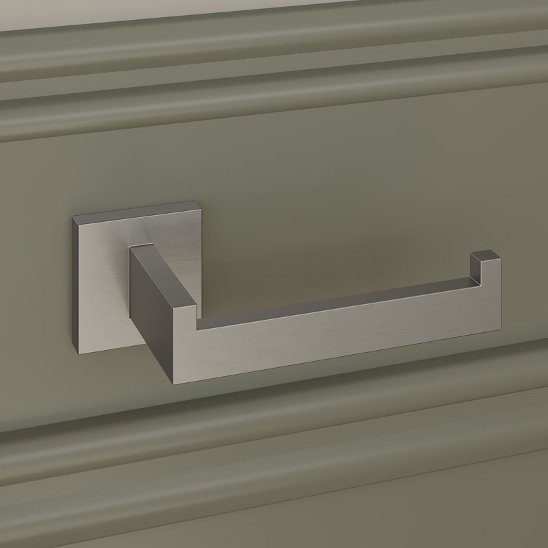 Brushed Nickel 4-Piece Bathroom Hardware Set with Towel Bar