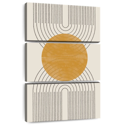 Avery Minimal Line Arch Gold Sun
