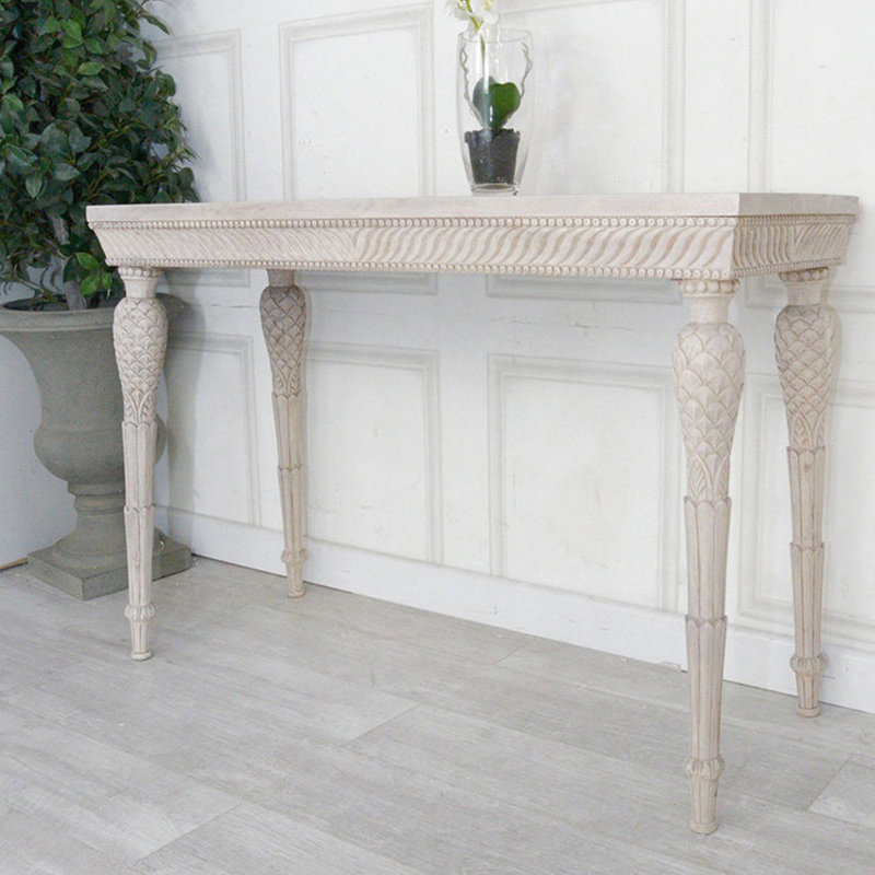 Console rétro de style français, H 31,5 po x l 70,9 po x P 17,7 po