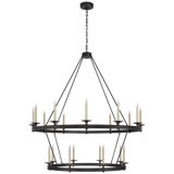 Chapman & Myers Launceton Two Tiered Chandelier