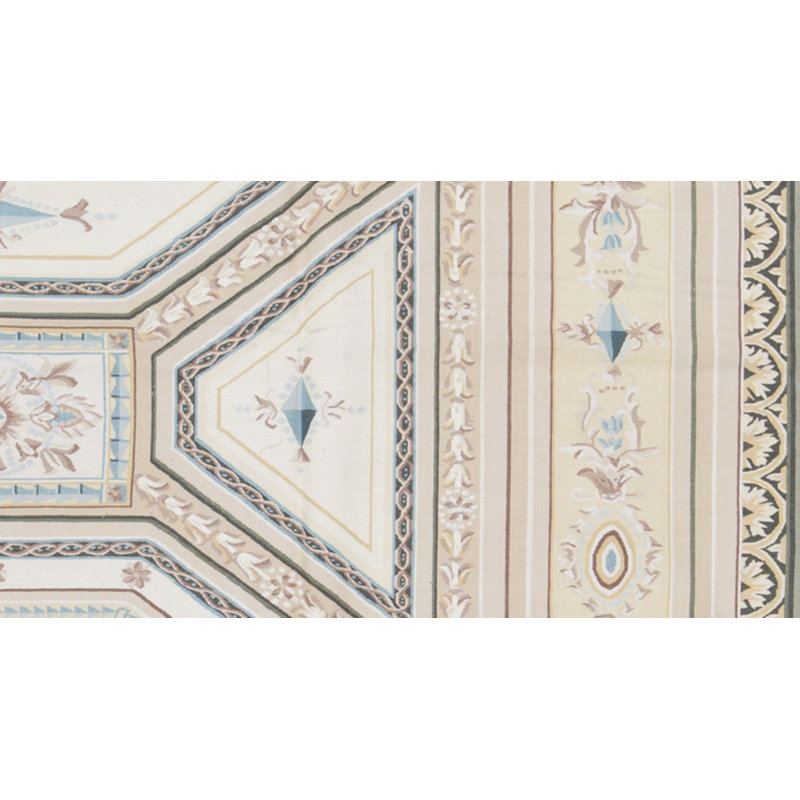 Aubusson Renaissance Wool Oriental Area Rug
