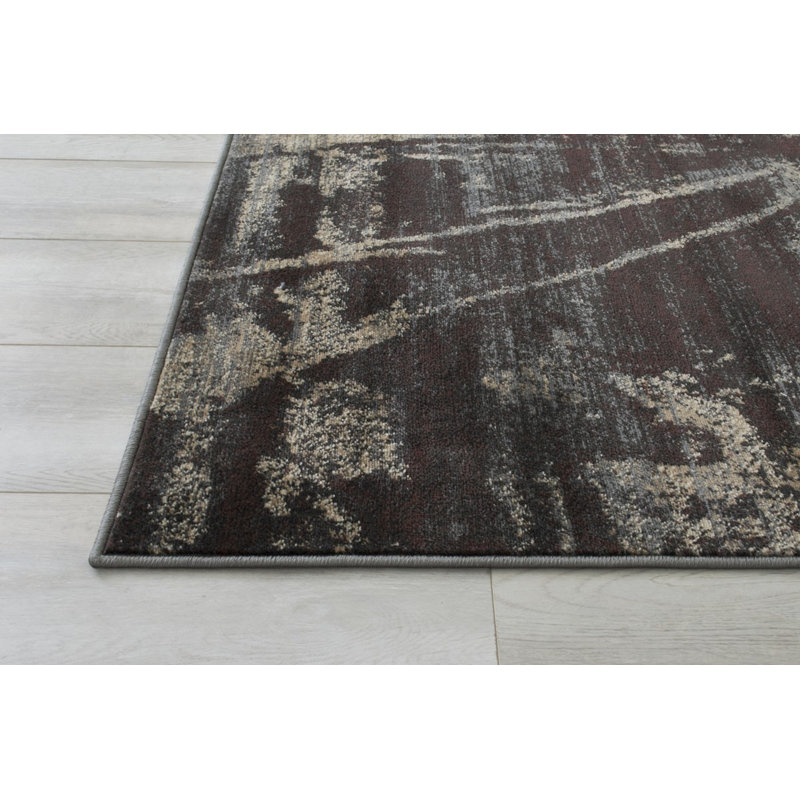 Affric Abstract Indoor Rug, Rectangle 5' x 7'
