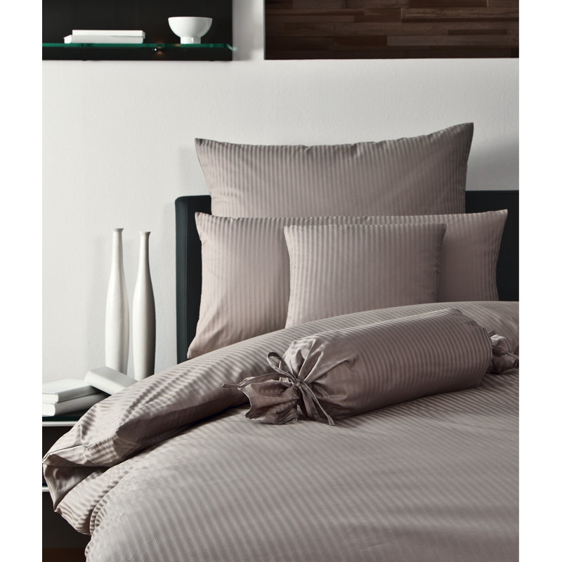 Rubin Cotton Duvet Cover Set, 155 x 200cm Duvet Cover + 1 Standard Pillowcase, Cream