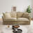 83.4'' Corduroy Detachable Cover Double-seater Sofa-1437817533