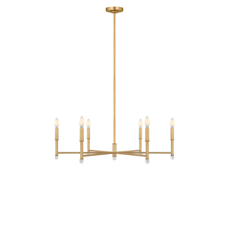 Wendt Chandelier, 6 Lights, 60.38" H x 40" W  x 40" D