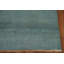 Tapis oriental rayé bleu Gabbeh moderne 4 x 6