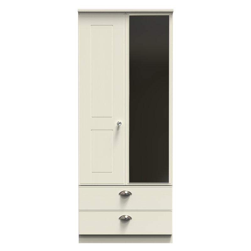Conners Manufactured Wood Wardrobe, Cream Ash