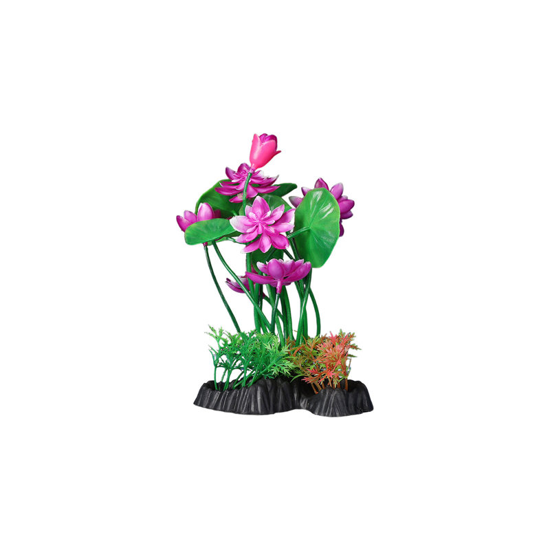 Plastic Artificial Aquarium Plants, Multicolor, C