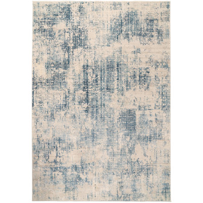 Tapis bleu Shaniya