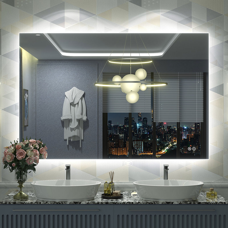 Miroir de salle de bain , 48 po x 32 po