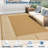Waterproof Reversible Outdoor Rug – Brown Coffee Plastic Straw Carpet, Lightweight, UV Resistant, Easy Clean, Modern, 9x18ft for Patio, Deck, Backyard, Camping, Beach, Balcony, USA Spec-1387939352-1387939356