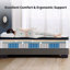 Matelas hybride à ressorts ensachés 12 po 12 po