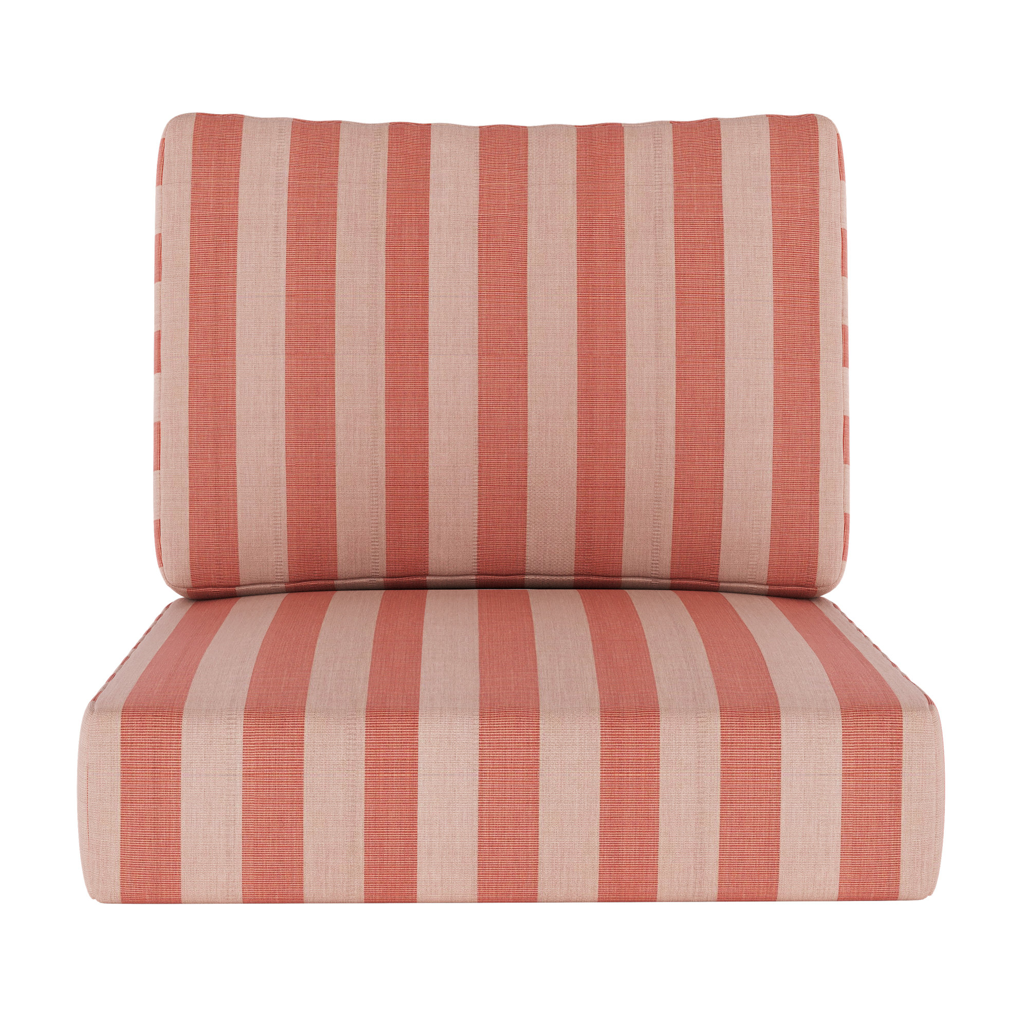 Lani Sunbrella Outdoor Lounge Chair Cushion, Sunbrella Expressive Blush