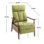 Fauteuil inclinable moderne avec rembourrage en mousse pour un confort maximal et structure en bois robuste-2119608434