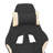 Gaming Chair with Footrest Fabric-712762738