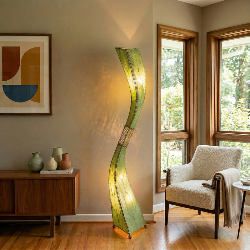 Lampe sur pied géante 72 "flow Giant, Vert