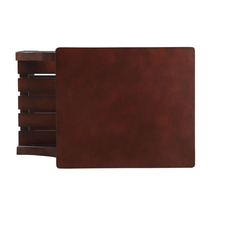 Table d'appoint Wasaki, Espresso, H 24,5 po x l 15,5 po x P 19,5 po