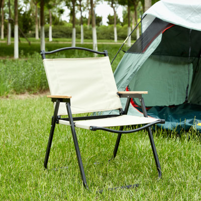 Chaise de camping pliante en acier Buitron