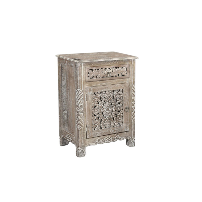  Table de chevet 30 tiroirs Camdengrove, Gris