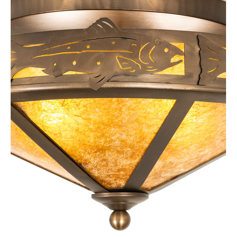 Rustic Lodge 2 - Light Flush Mount